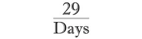 [Translate to ZH:] Logo 29 days